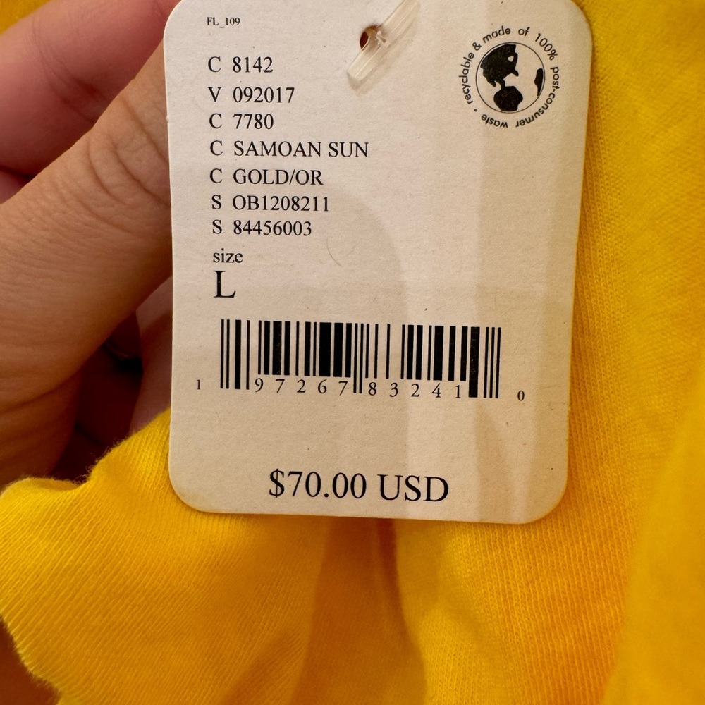 Free People Bright Yellow Long Sleeve Maxi Dress - Picture 3 of 3